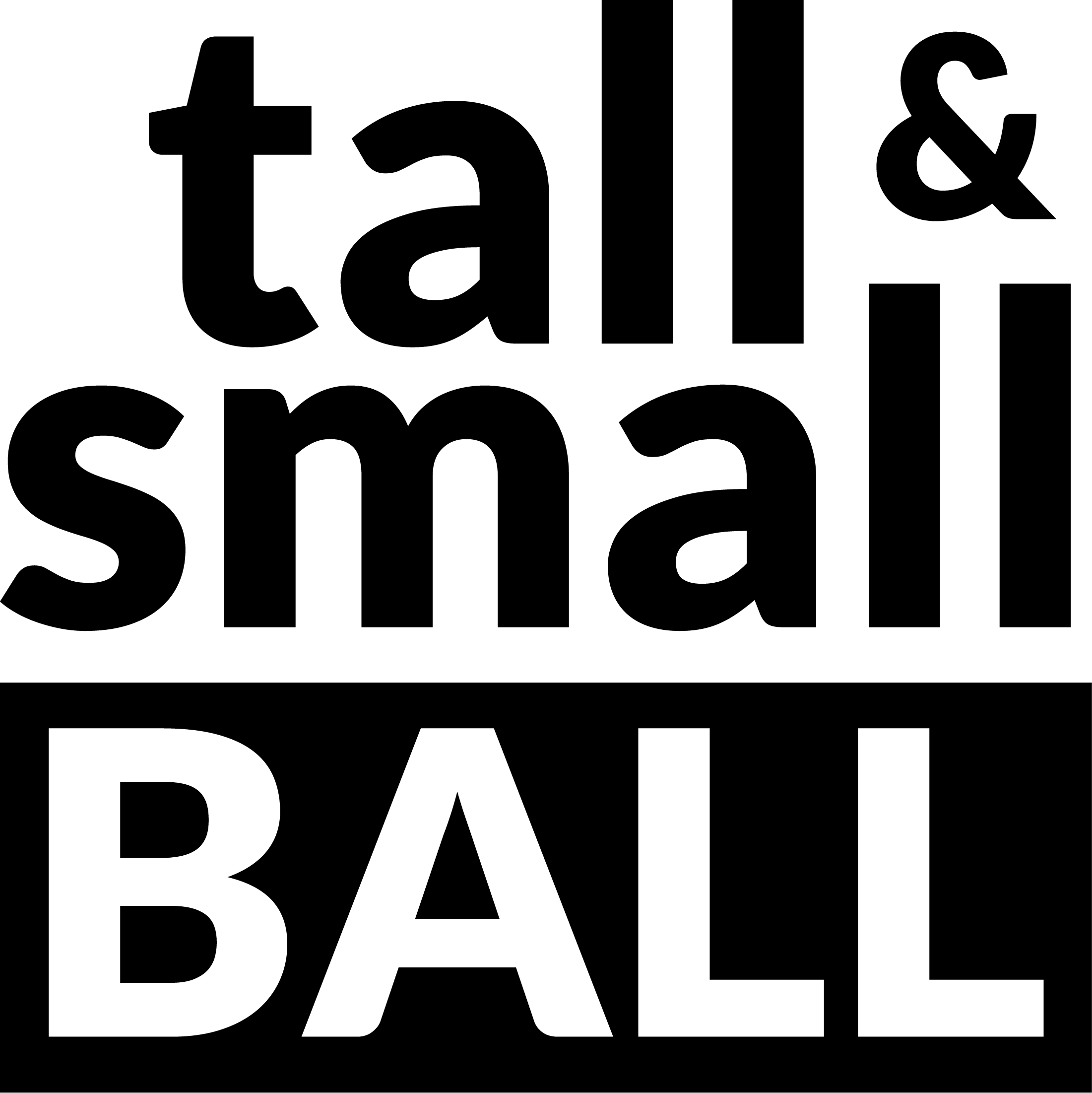 TallSmall Logo BLACK