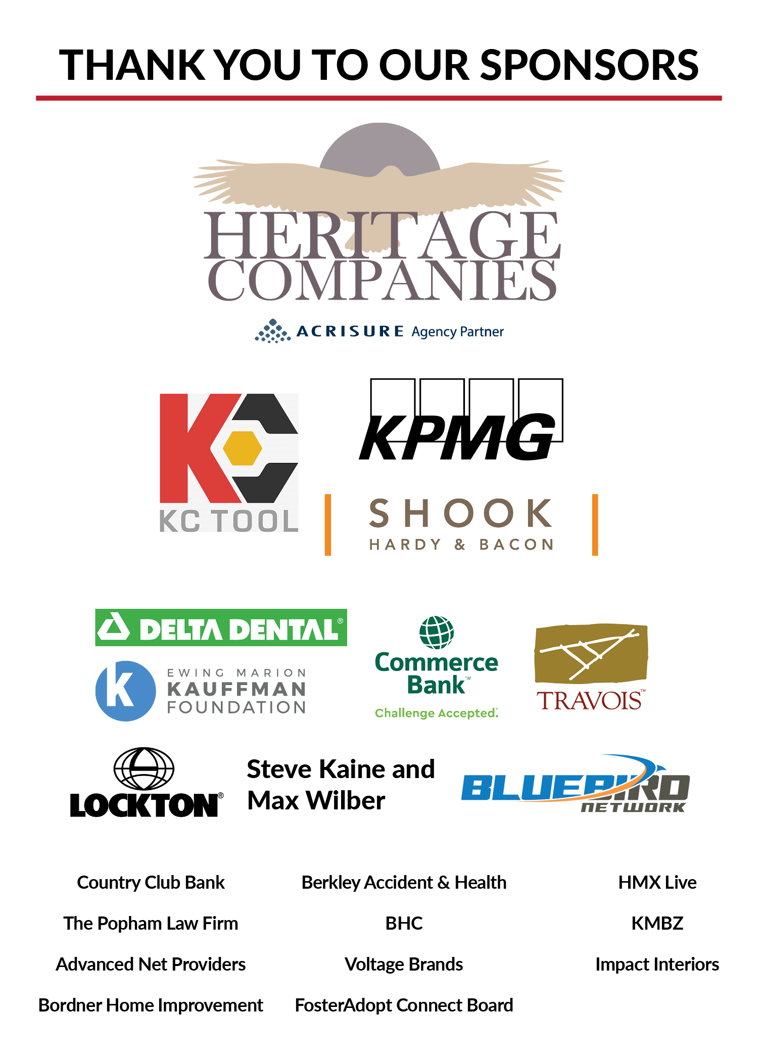sponsors