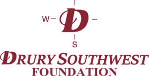 Drury Southwest Foundation Logo Vertical