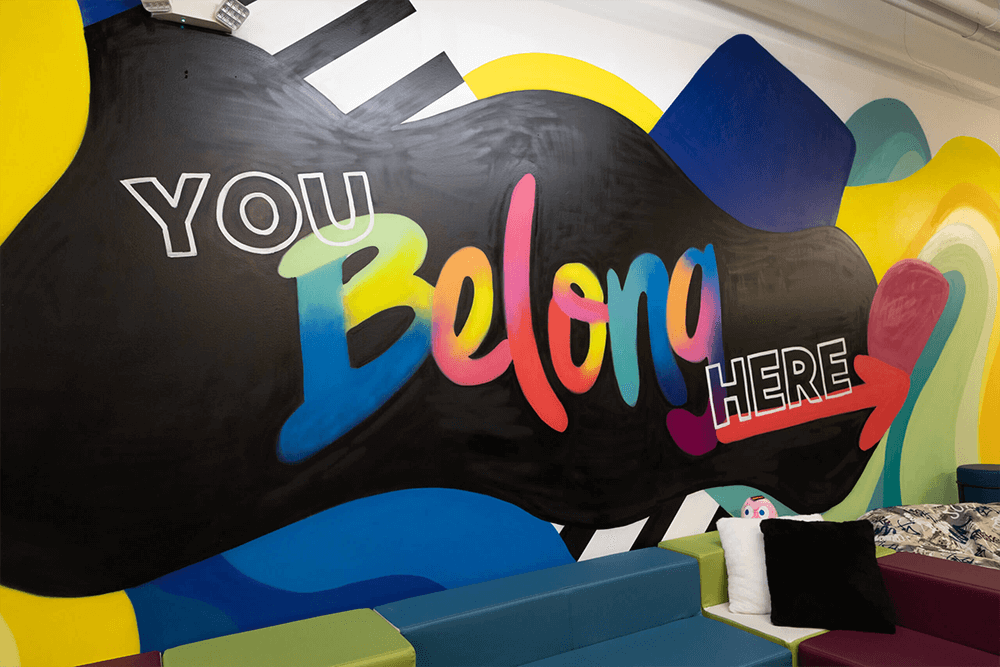 YCC Mural You Belong Here YCC Mural You Belong Here